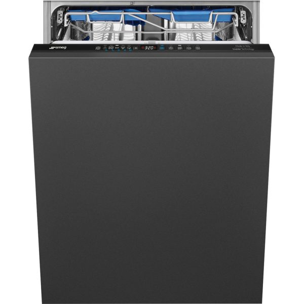 Smeg STL323AL integreret opvaskemaskine 60 cm, sort